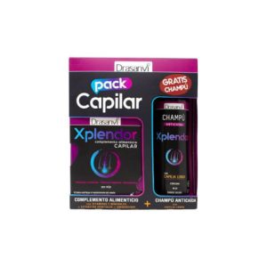 DRASANVI PACK CAPILAR XPLENDOR 24 CAPSULAS + CHAMPÚ ANTICAÍDA 300 ML