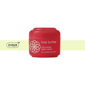 Manteca de rosa crema de noche antiarrugas